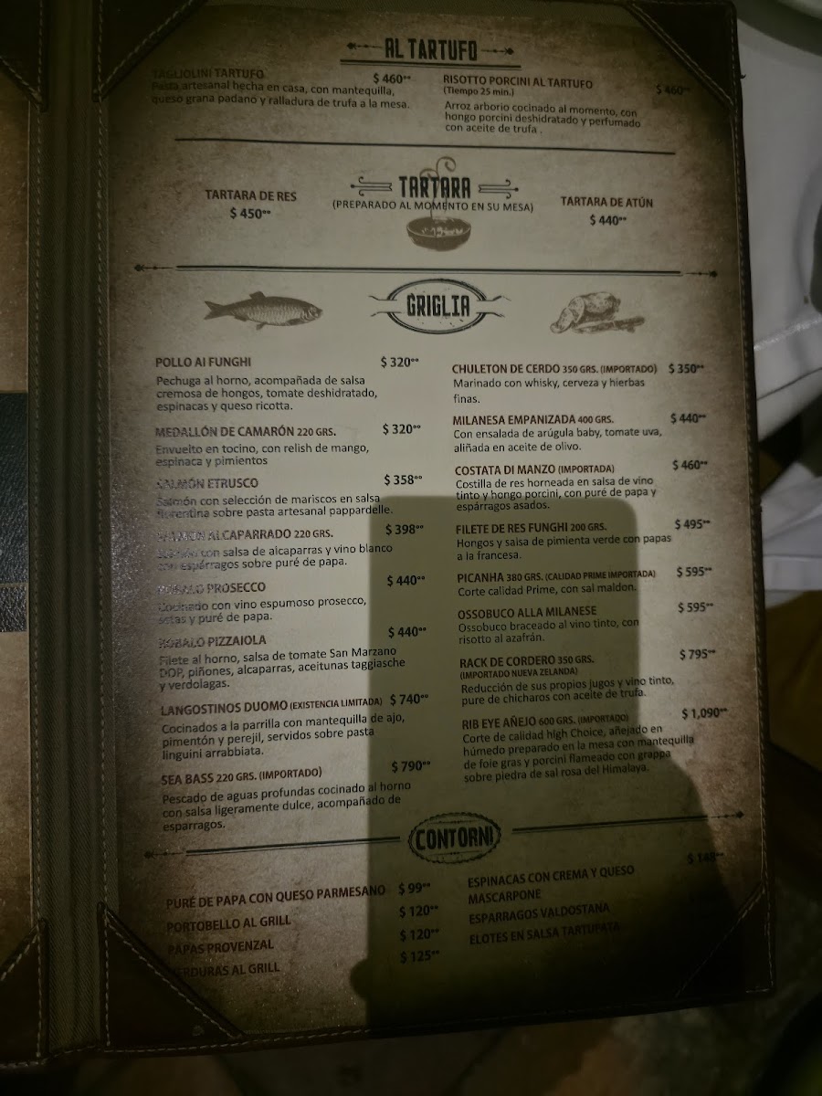 il Duomo Menu - Image 1